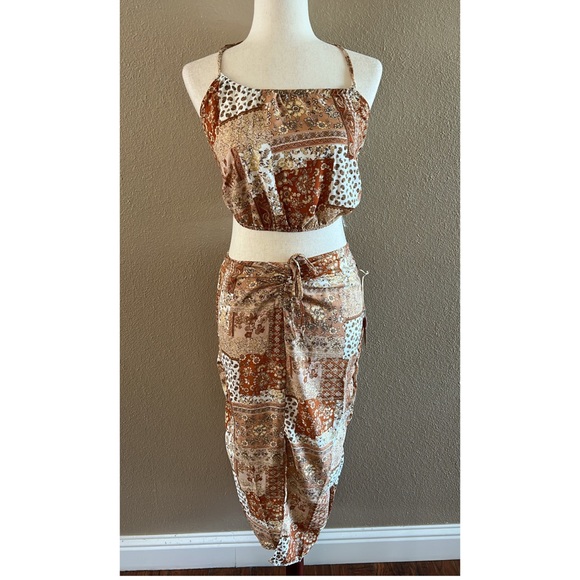 🆕BELIZE boho crop top and skirt set - Picture 8 of 10